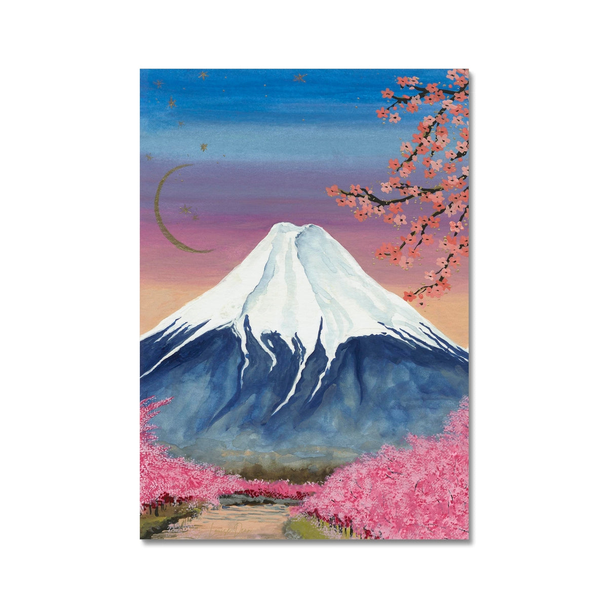 Mount Fuji - Japanese Blossom Scene | Fine Art Print