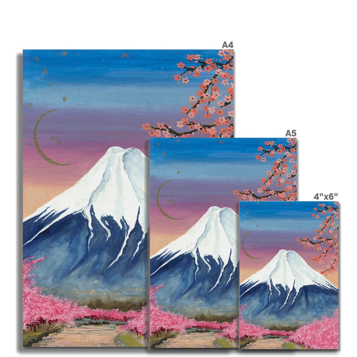 Mount Fuji - Japanese Blossom Scene | Fine Art Print