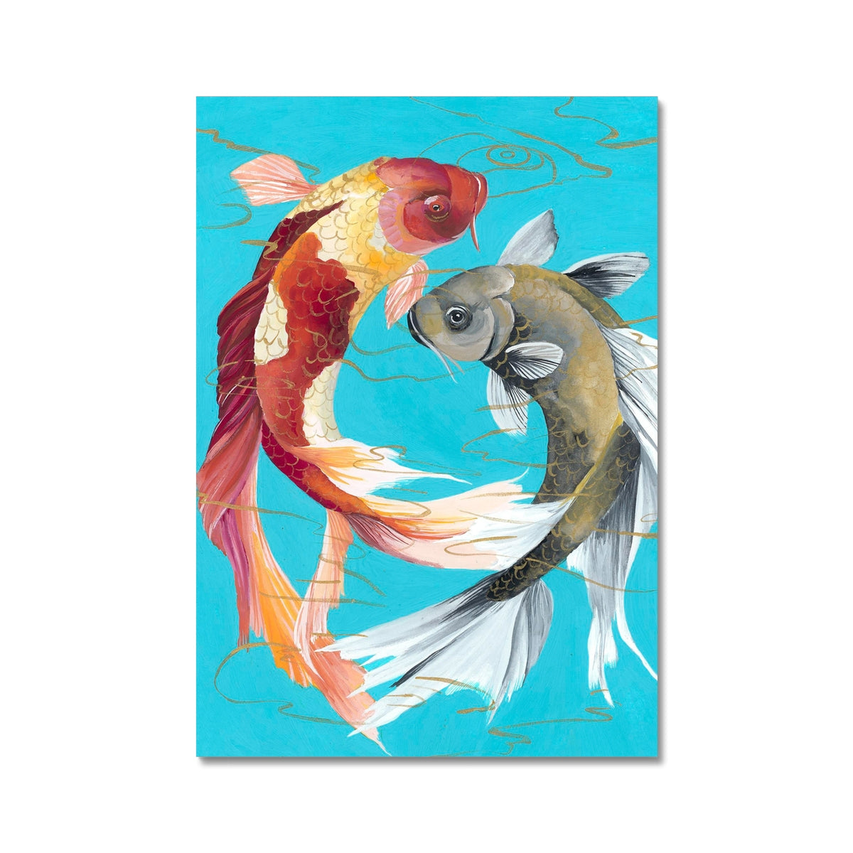 Koi Fish - Two Beautiful Japanese Koi | Fine Art Print