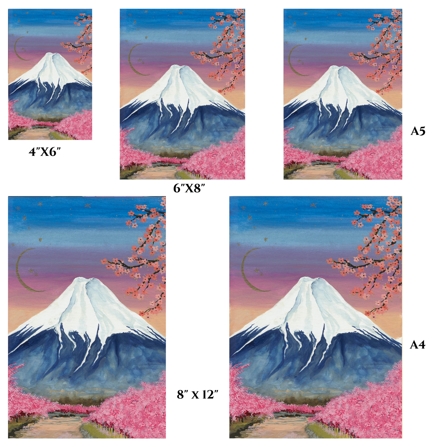Mount Fuji - Japanese Blossom Scene | Fine Art Print