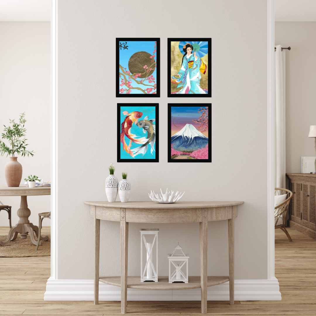 Koi Fish - Two Beautiful Japanese Koi | Fine Art Print