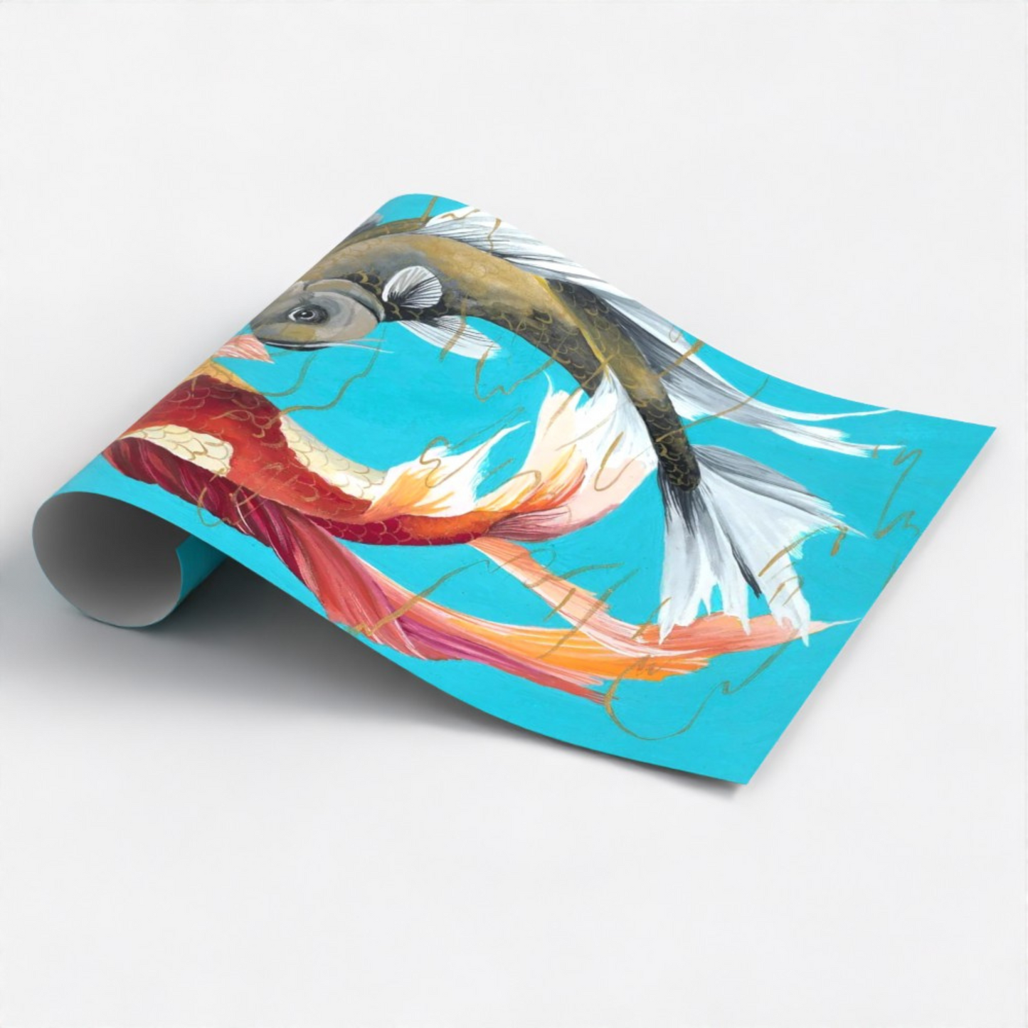Koi Fish - Two Beautiful Japanese Koi | Fine Art Print