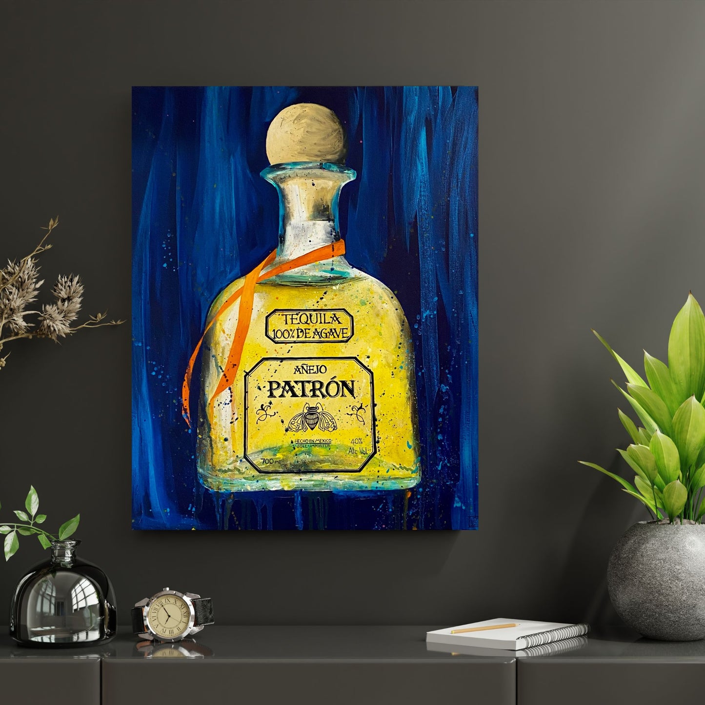 Iconic Añejo – Bottle-Inspired Artwork