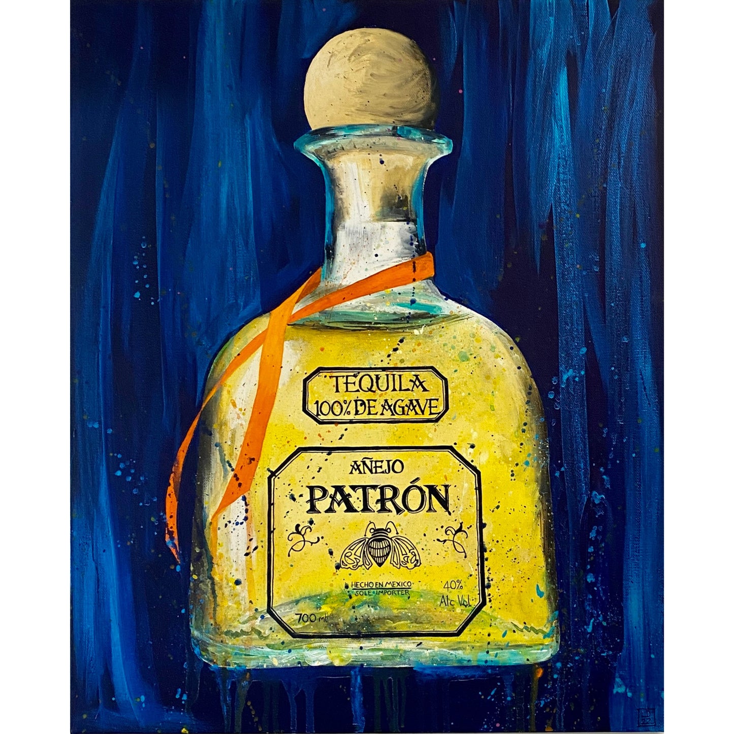 Iconic Añejo – Bottle-Inspired Artwork