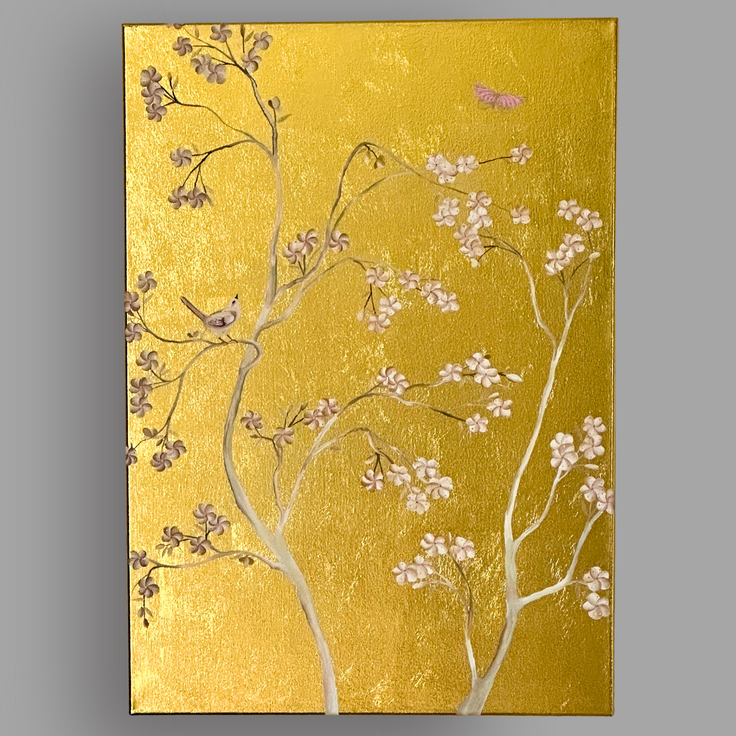 Brighton Pavilion — Chinoiserie-Inspired Gold Leaf Painting (A1)