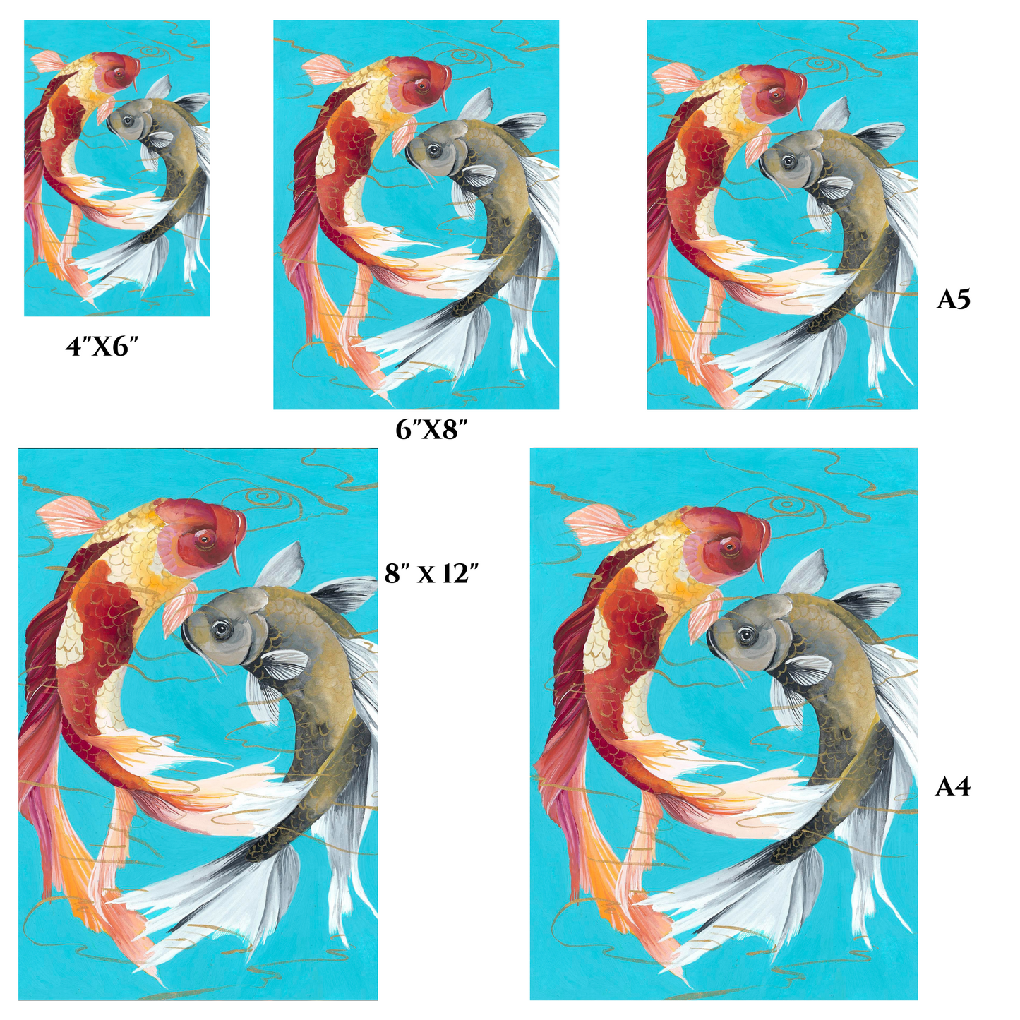 Koi Fish Fine Art Print