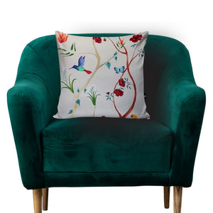Designer Cushion Cover - Hummingbird