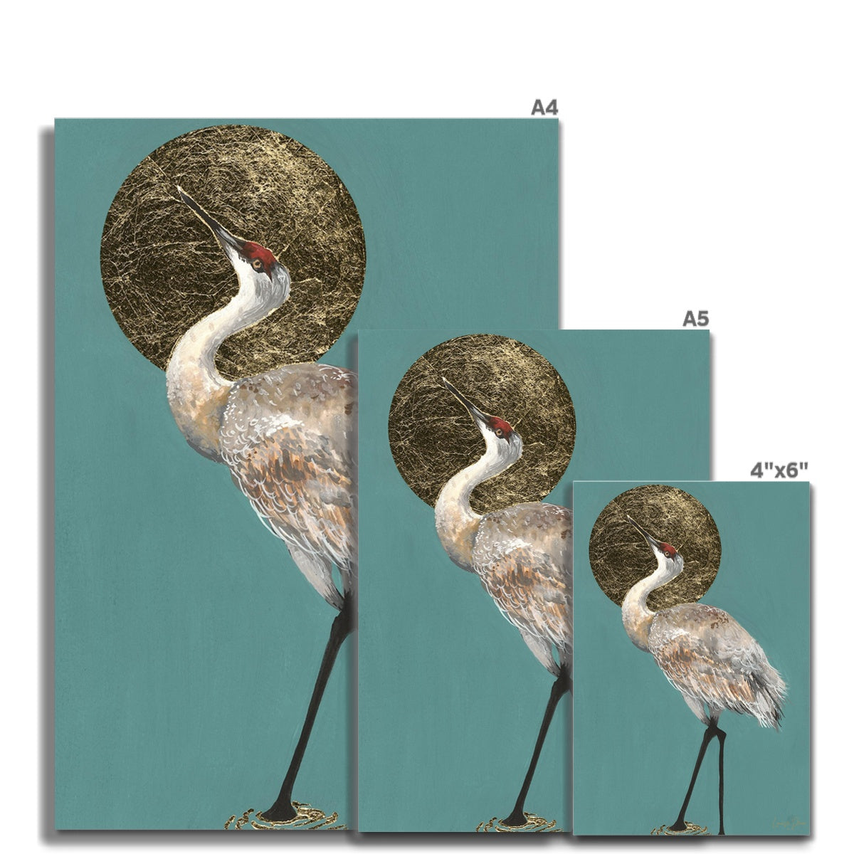 Japanese Crane - Fine Art Print