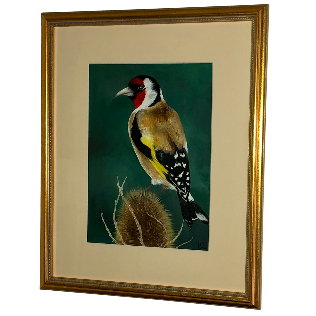 The Goldfinch - Framed Oil Painting