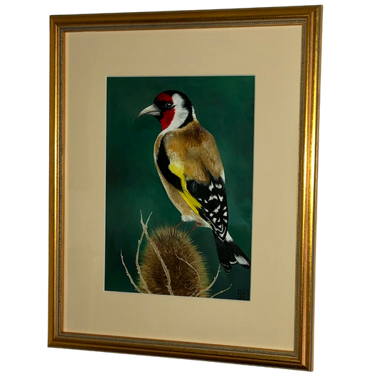 The Goldfinch - Framed Oil Painting