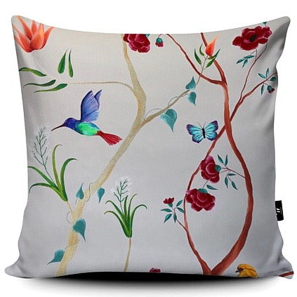 Designer Cushion Cover - Hummingbird