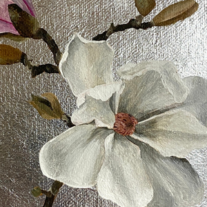 Mini Magnolia Canvas on Silverleaf